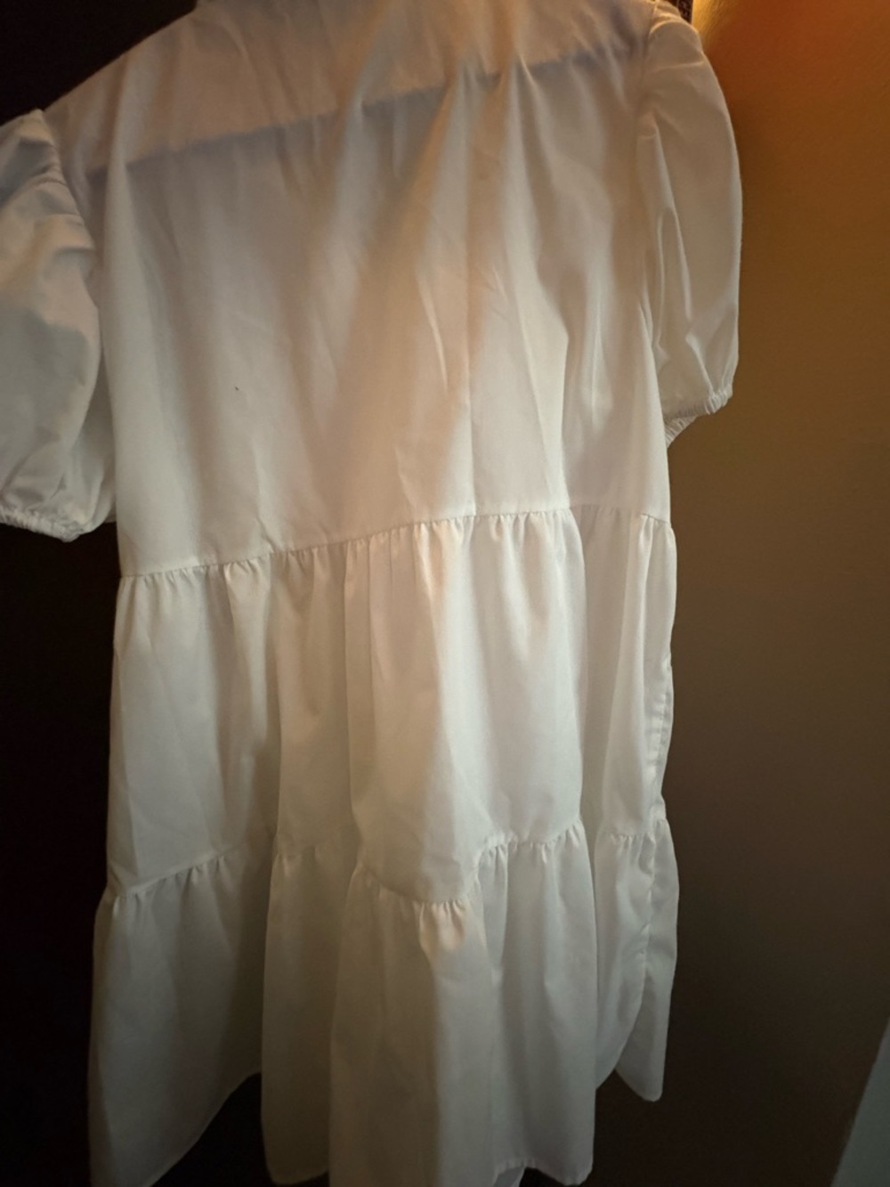 Main Strip White Blouse / Dress - Picture 4 of 9